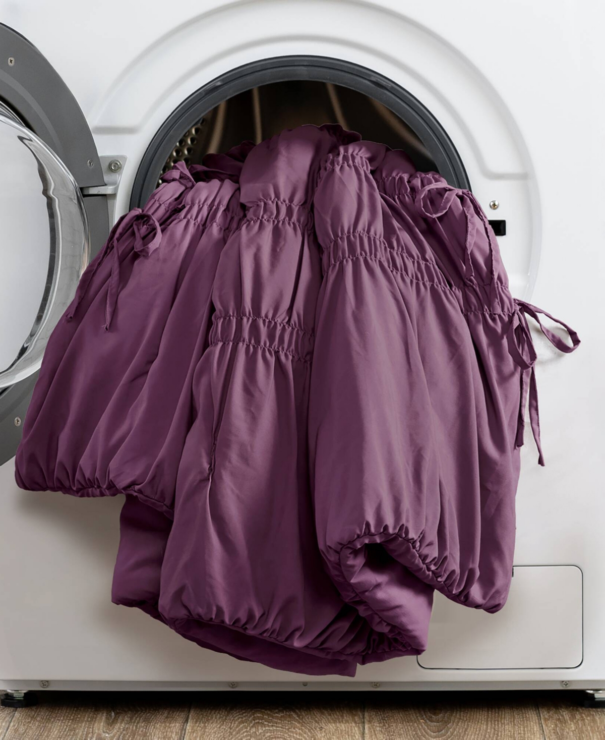 510 Design Mia Ruched 3-pc. Comforter Set, Queen In Purple