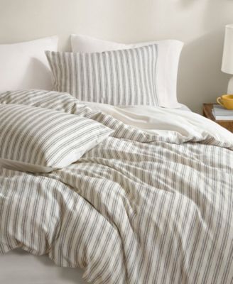Etta Striped 3-Pc. Duvet Cover Set, Queen