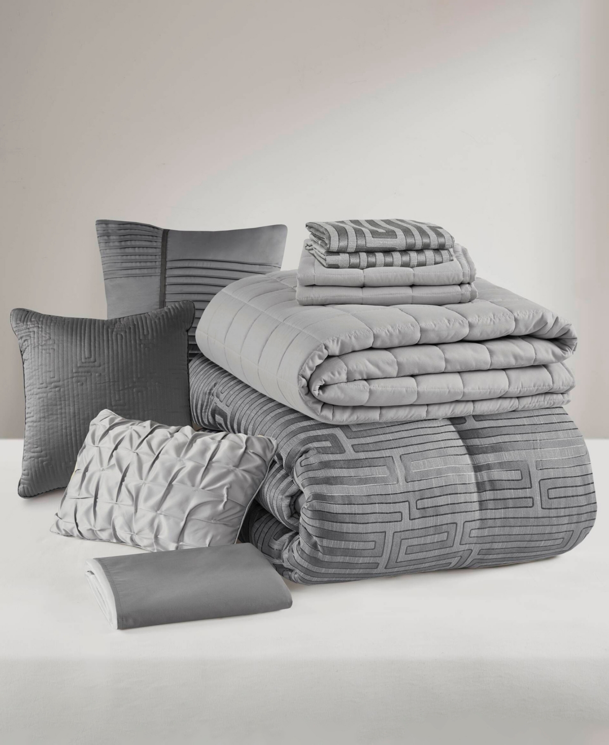 Madison Park Royce Luxury Jacquard 10-Pc. Comforter Set