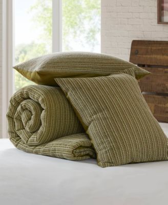 Lyon Waffle Washed 3-Pc. Comforter Set, Full/Queen