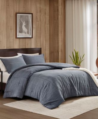 Mckenzie Twill Washed 2-Pc. Comforter Set, Twin/Twin XL