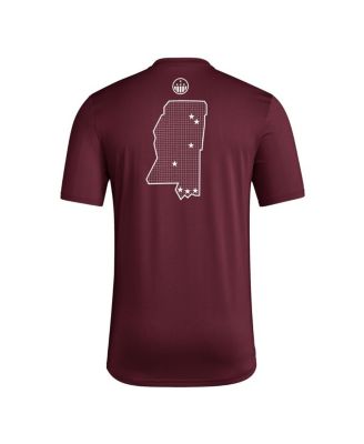 Men's Maroon Mississippi State Bulldogs Honor Support Pre-Game T-Shirt