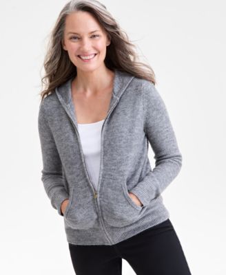 Style & Co - Soft Full-Zip Long-Sleeve Hoodie