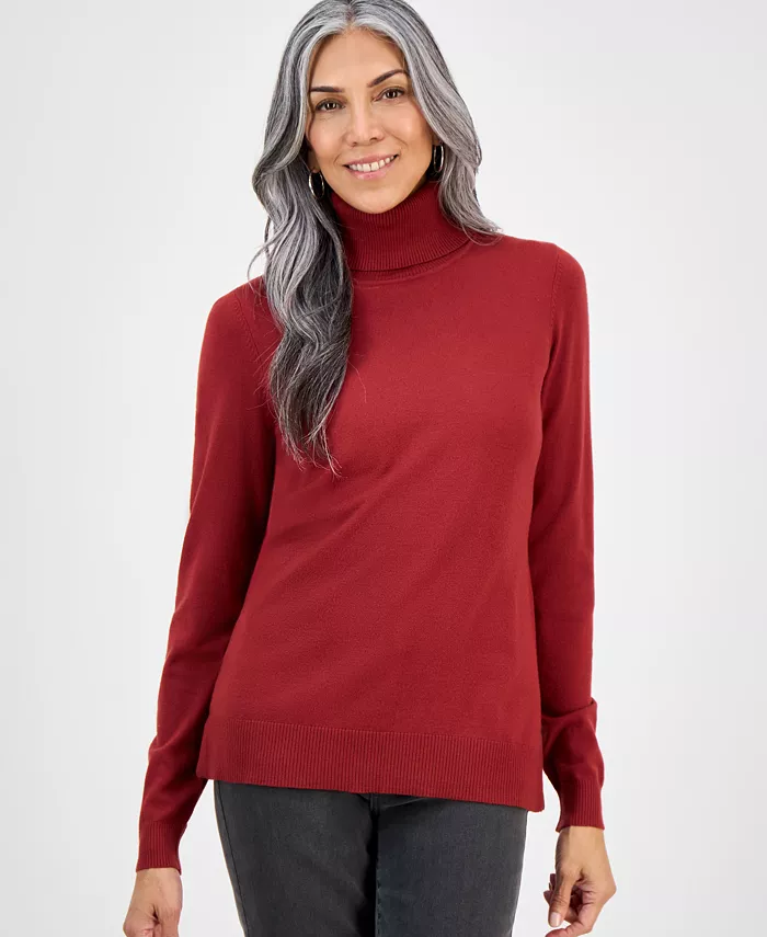 Women's Long-Sleeve Turtleneck Sweater