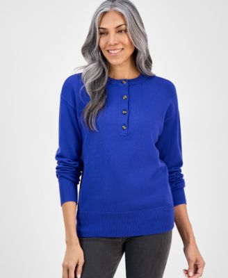 Style & Co - Women's Henley Sweater