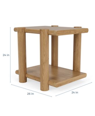 Taos 24" Solid Oak End Table