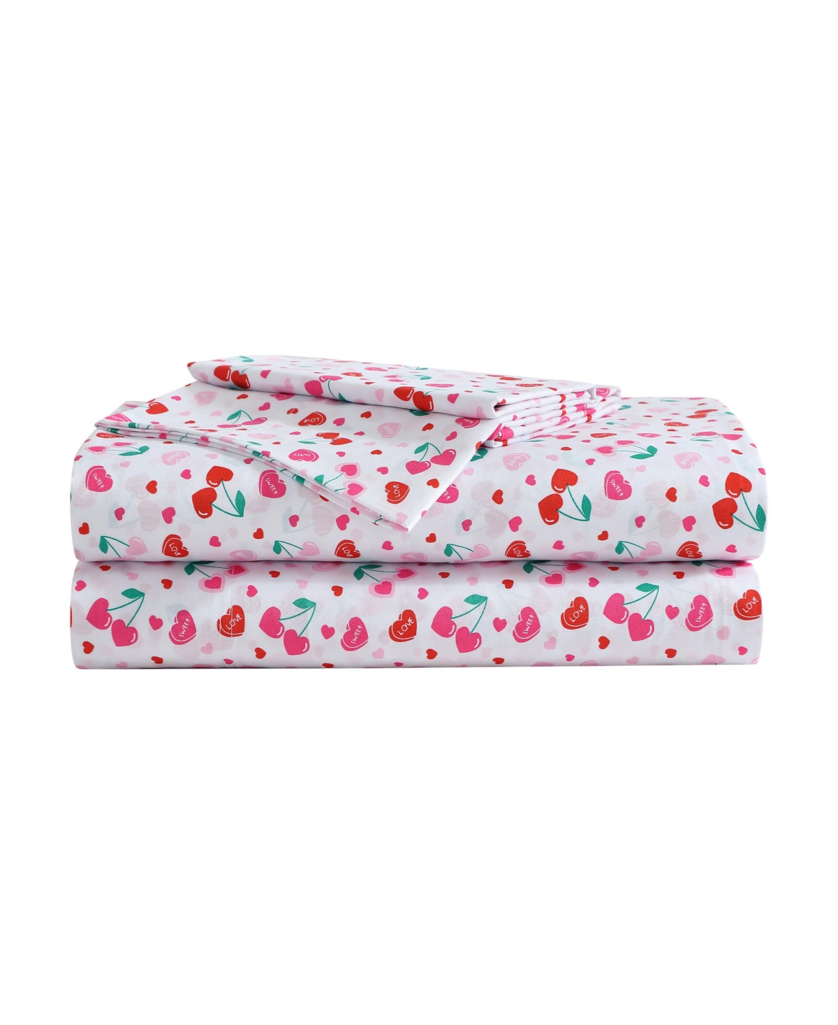 Betsey Johnson Silky Microfiber Printed 4-pc. Sheet Set, King