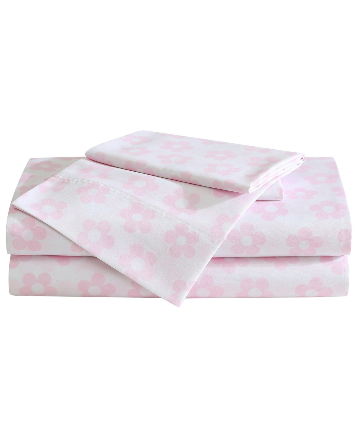 Betsey Johnson Silky Microfiber Printed 4-pc. Sheet Set, King