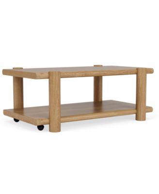 Taos 46" Solid Oak Coffee Table