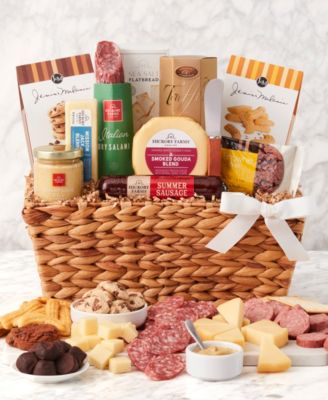 Holiday Gourmet Charcuterie Gift Basket, 12 Piece