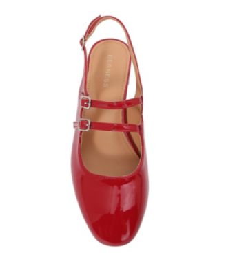 Rosalie Double-Strap Mary Jane Flats