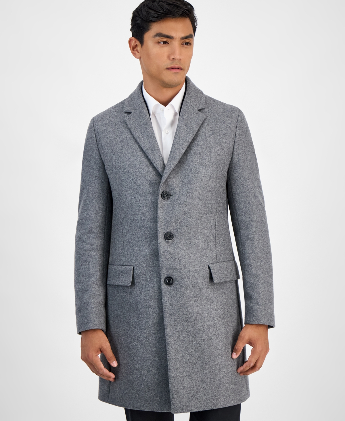 Hugo by Boss Men's Slim-Fit Wool-Cashmere Overcoat