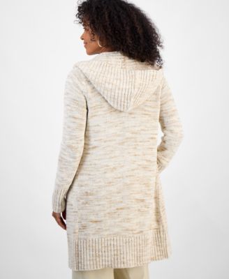 Women's Hooded Open-Front Cardigan, Macy's Exclusive
