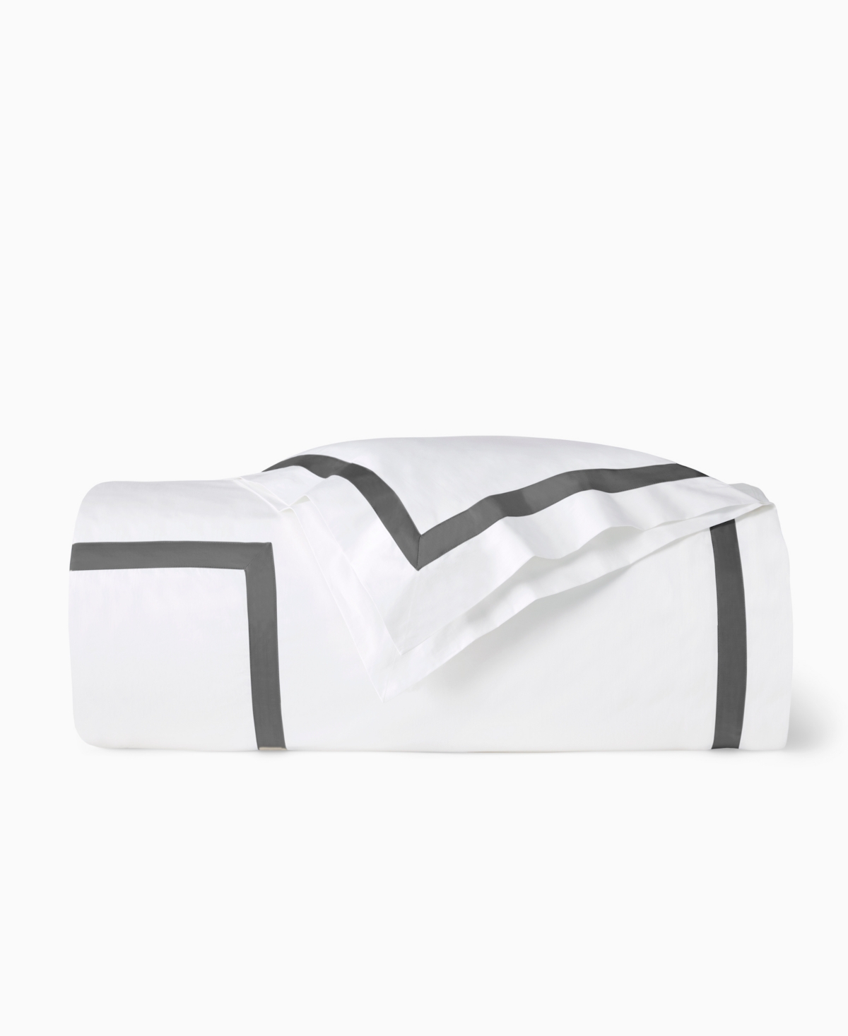 Sferra Estate Woven Cotton Duvet Cover, Full/queen In White