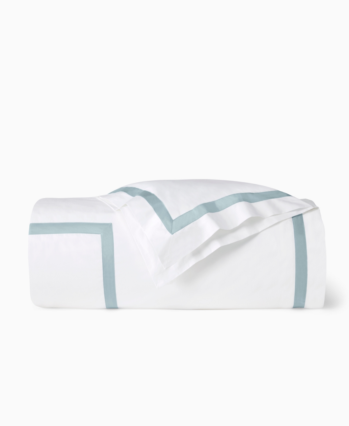 Sferra Estate Woven Cotton Duvet Cover, Full/queen In White