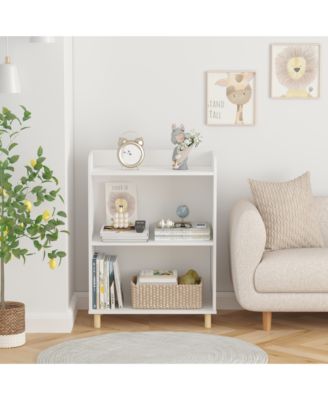 Kids 3-Tier Bookcase, Children's Book Display, Bookshelf Toy Storage Cabinet Organizer for Children's Room, Playroom, Nursery