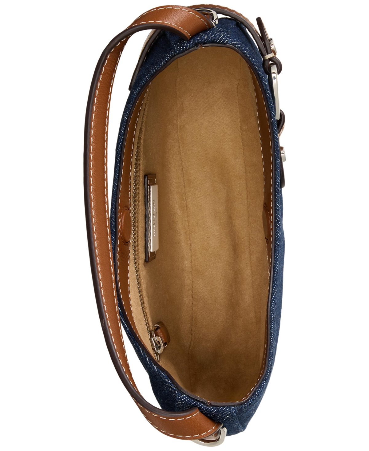 Ralph Lauren Denim Mini Tasha Crossbody Bag