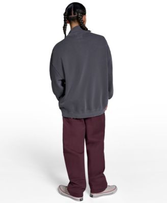 Men's Loose Fit Sneaker Patch Sweatshirt