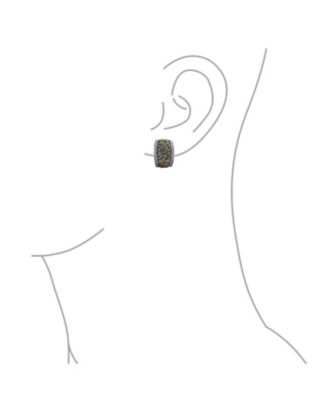 Bali Style Swirl Two Tone Wide Half Hoop Clip On Earrings Non Pierced Ears Black Oxidized Sliver Gold Plated Brass