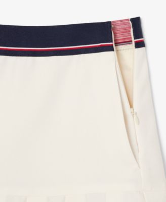 Women's Pleated Mini Logo Short Skirt