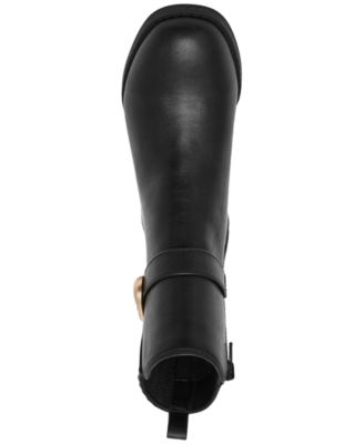 Women's Dagger Buckle Chelsea Booties