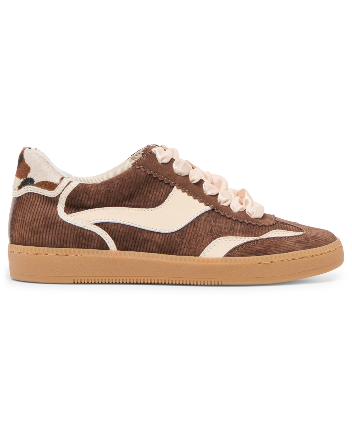 Dolce Vita Notice Sneakers Chocolate Corduroy In Multi