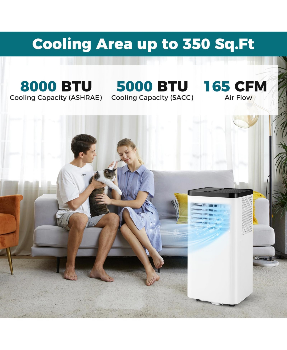 Gymax Btu Portable Air Conditioner w/ Control Panel & Remote Control