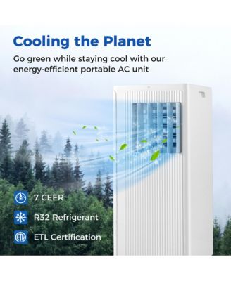 10000 BTU 4-in-1 Portable Air Conditioner Standing Air Cooler w/ Fan & Dehumidifier