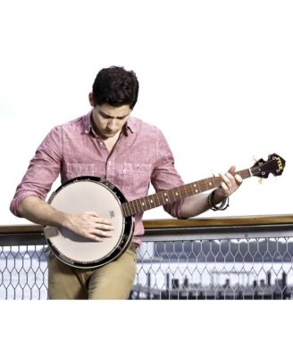 5-String Banjo with White Jade Tune Pegs & Rosewood Fretboard