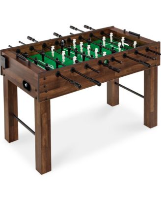 Full Size 54in Regulation Foosball Table for Home, Game Room w/ 2 Balls, 2 Cup Holders