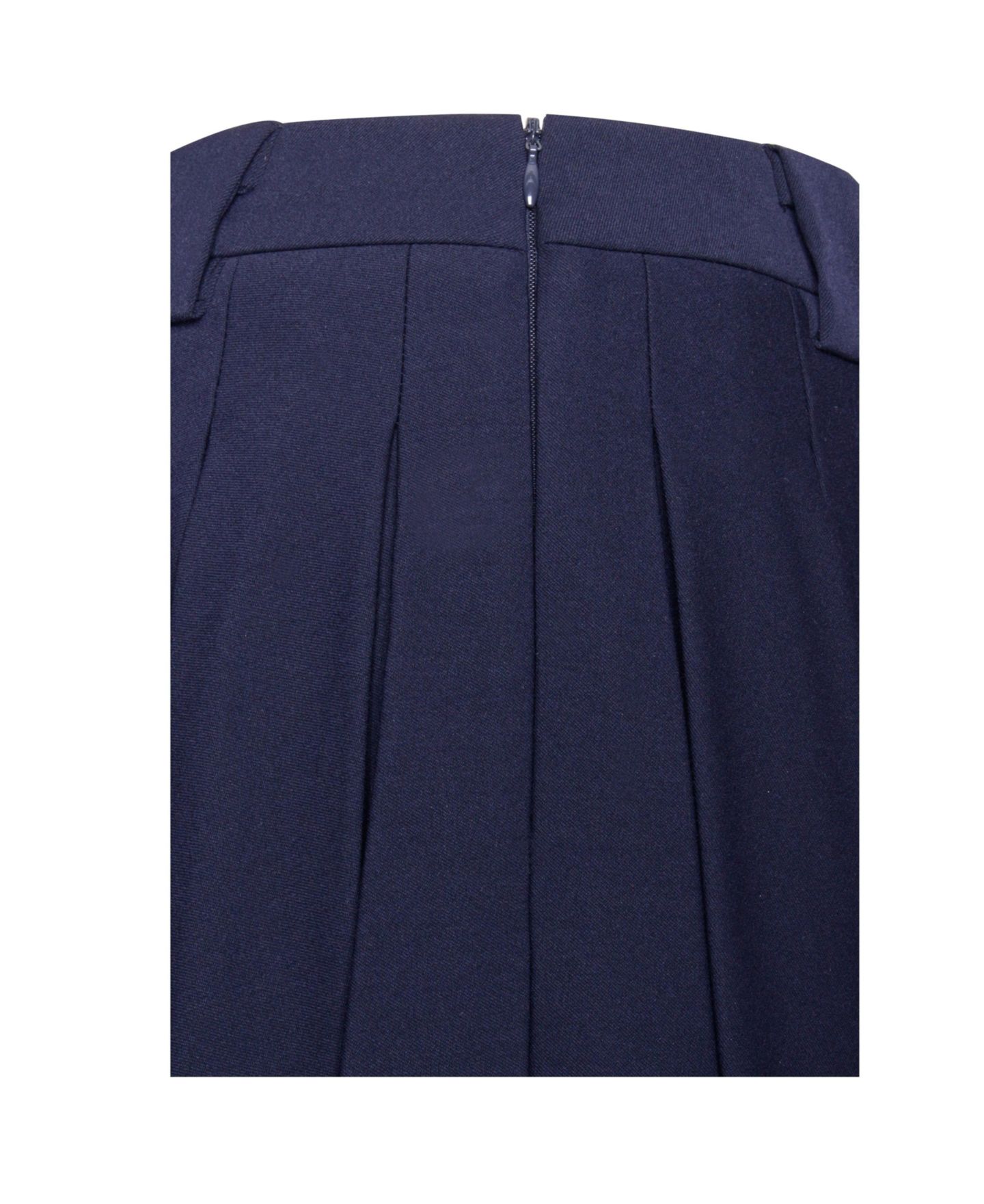 Женская юбка-шорты Miss Circle Nasya Navy Blue Pleated Mini Skort, цвет: Тёмно-синий — фото 10