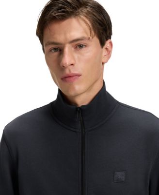 Men's Logo Badge Zip-Up Sweatshirt