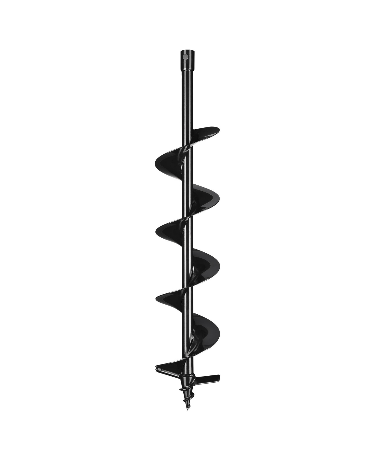6&#x22; Earth Auger Drill Bit Bulb Planter Tool for Planting Flower Fence Post Umbrella Hole Digger Gardening Project - Natrual