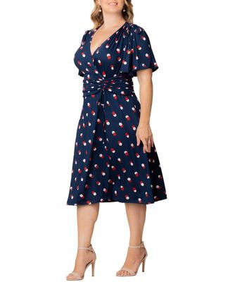 Plus Size Jemma Ruched Tie Dress