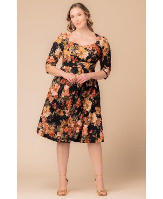 Plus Size Royal Sweetheart Cocktail Dress