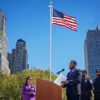 Bravery 20ft Eagle Topper Sectional Aluminum Flag Pole Kit with Solar Light US Flag Ball Top for Outside, Silver