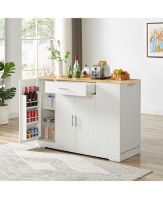 Drawers and Trash Storage Kitchen Island