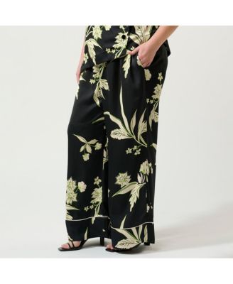  Baia Wide Leg Satin Pant