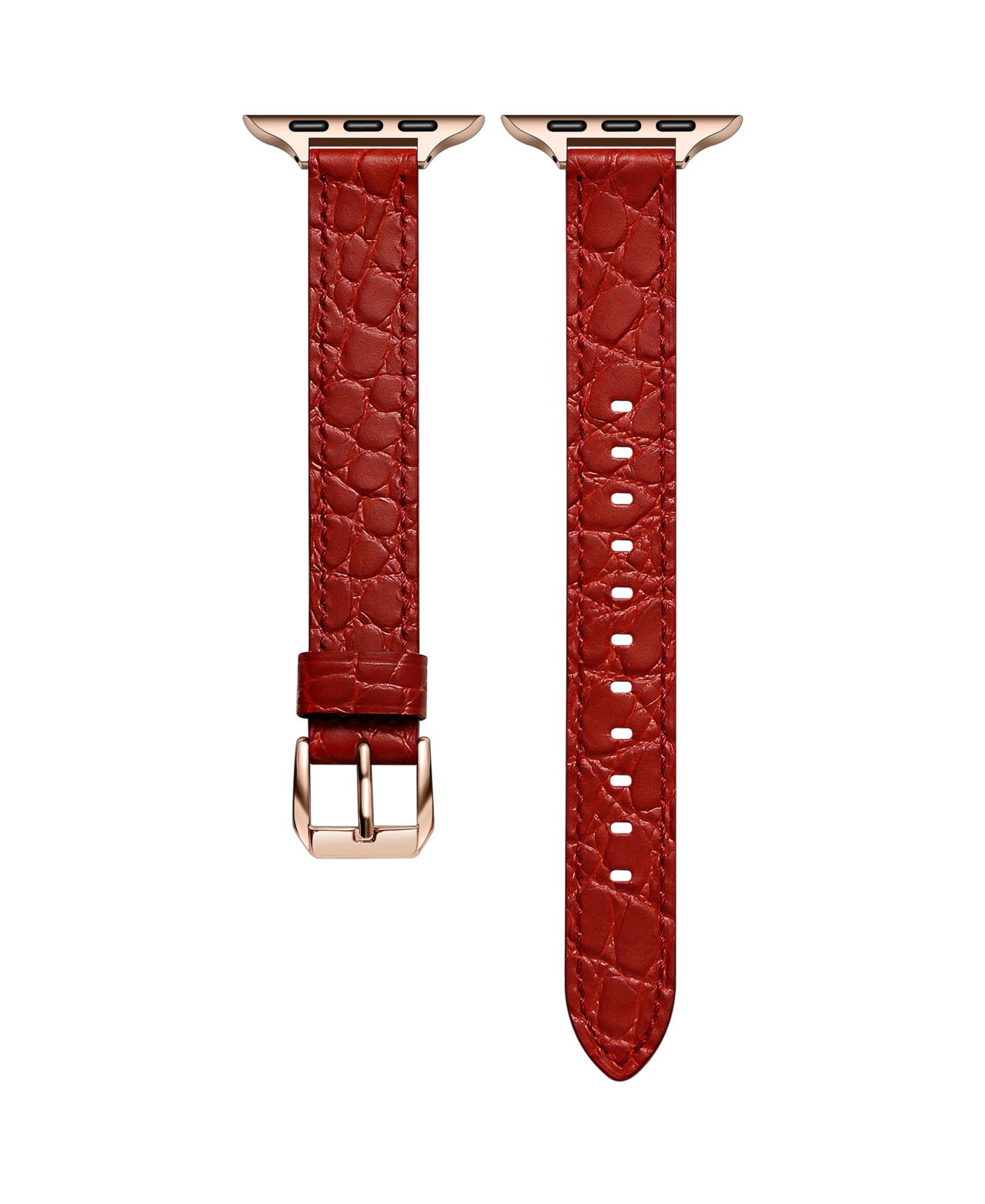 Ремешок для часов Posh Tech Cleo Skinny Croc Leather Band for Apple Watch — фото 4