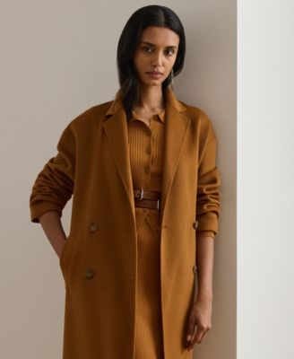 Women's Face-Dawley Double-Breasted Wool-Blend Jacket