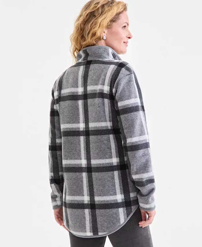 Petite Fleece Mock Neck Sweatshirt - thumbnail 10