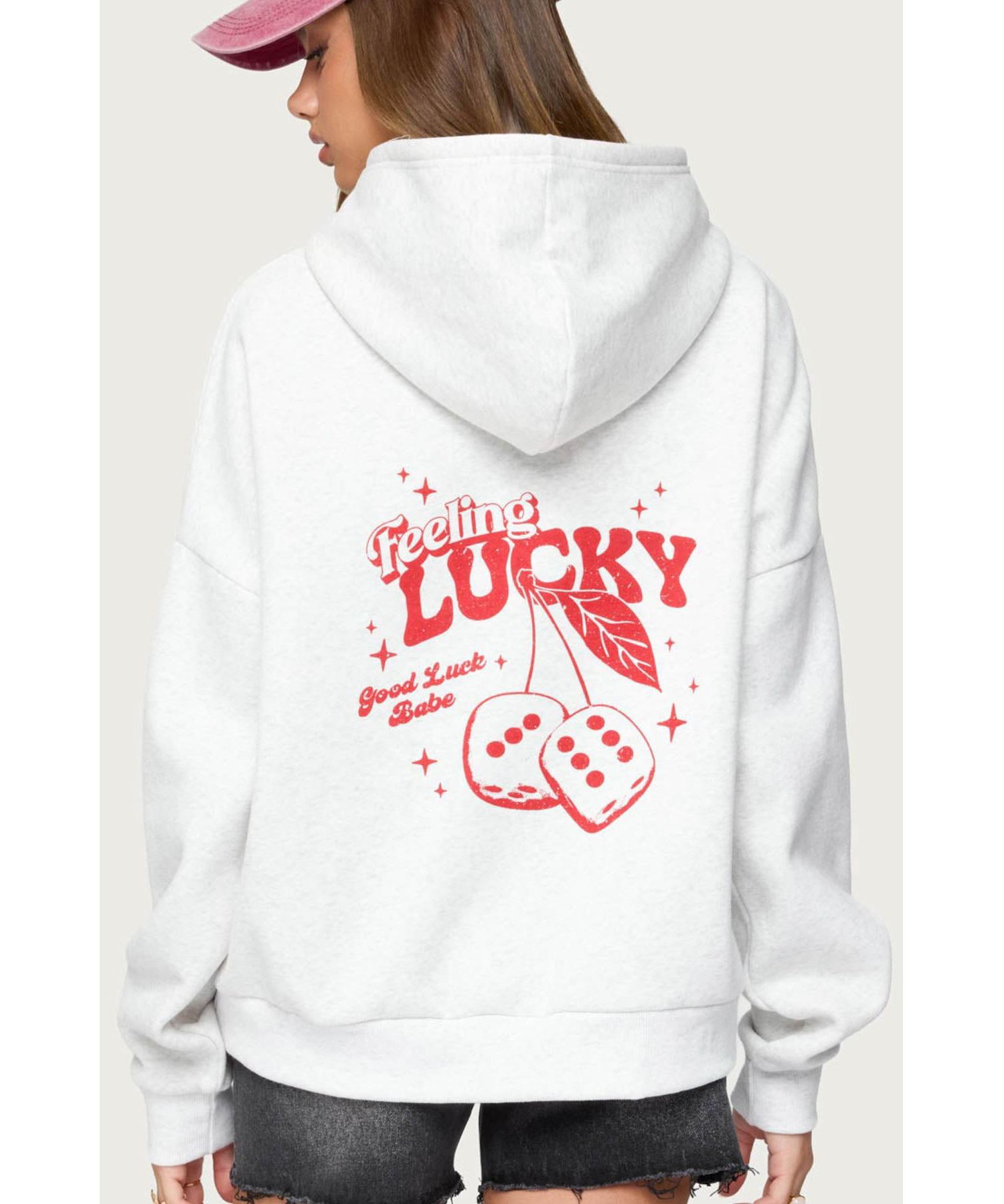 Women's Feeling Lucky Oversized Hoodie