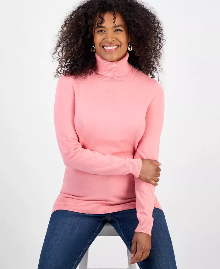 Women's Long-Sleeve Turtleneck Sweater - thumbnail 3