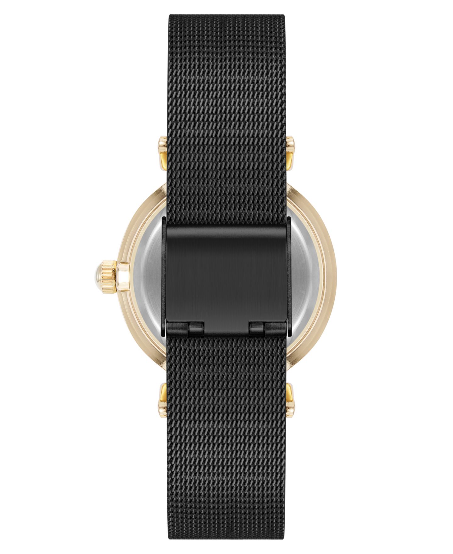 Женские часы Anne Klein Quartz Black Stainless Steel Mesh Watch, 32mm — фото 3