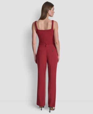 Women's Modern Fit Mid-Rise Trousers
