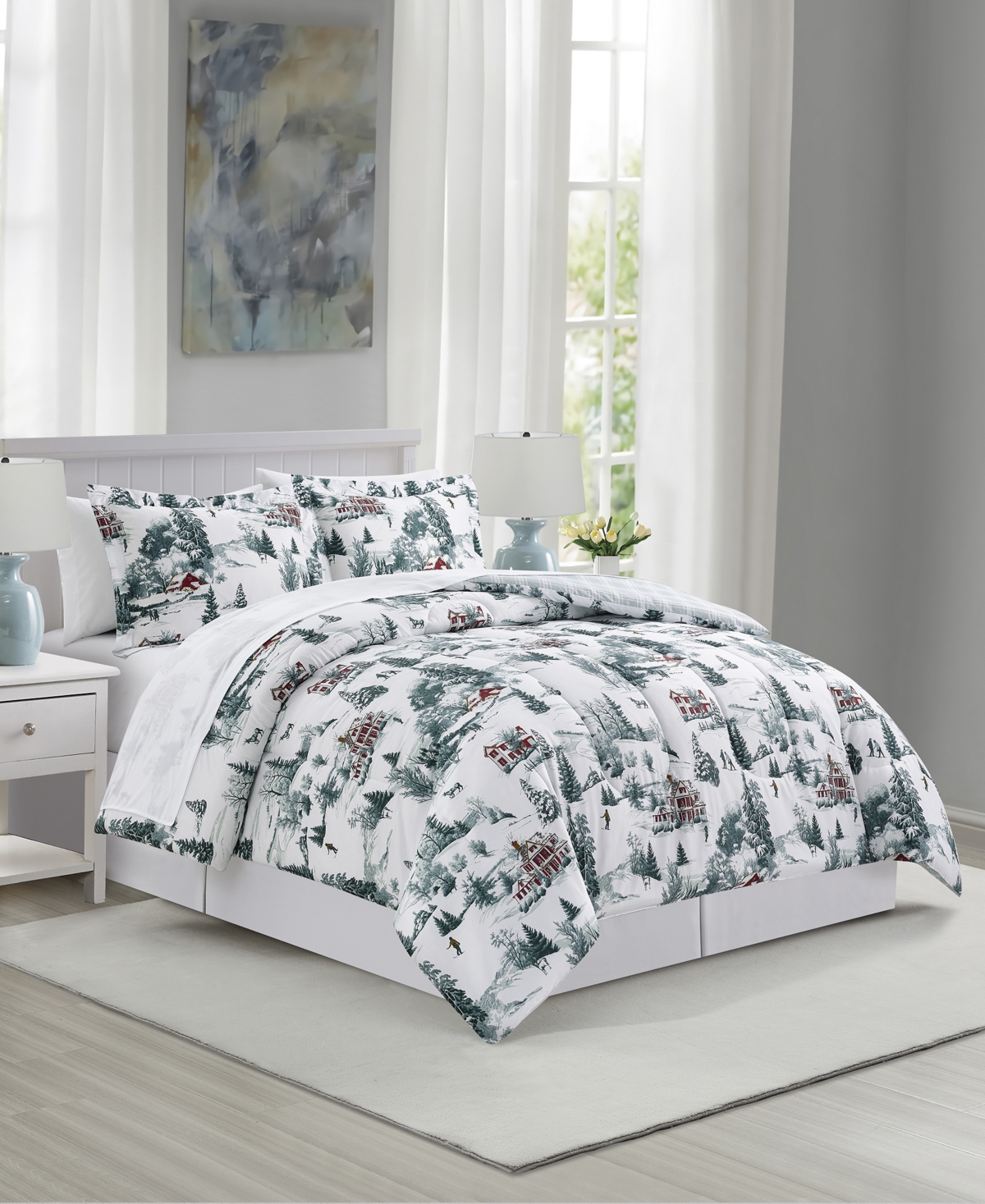 Sunham Winter Forest 8-Pc. Comforter Sets