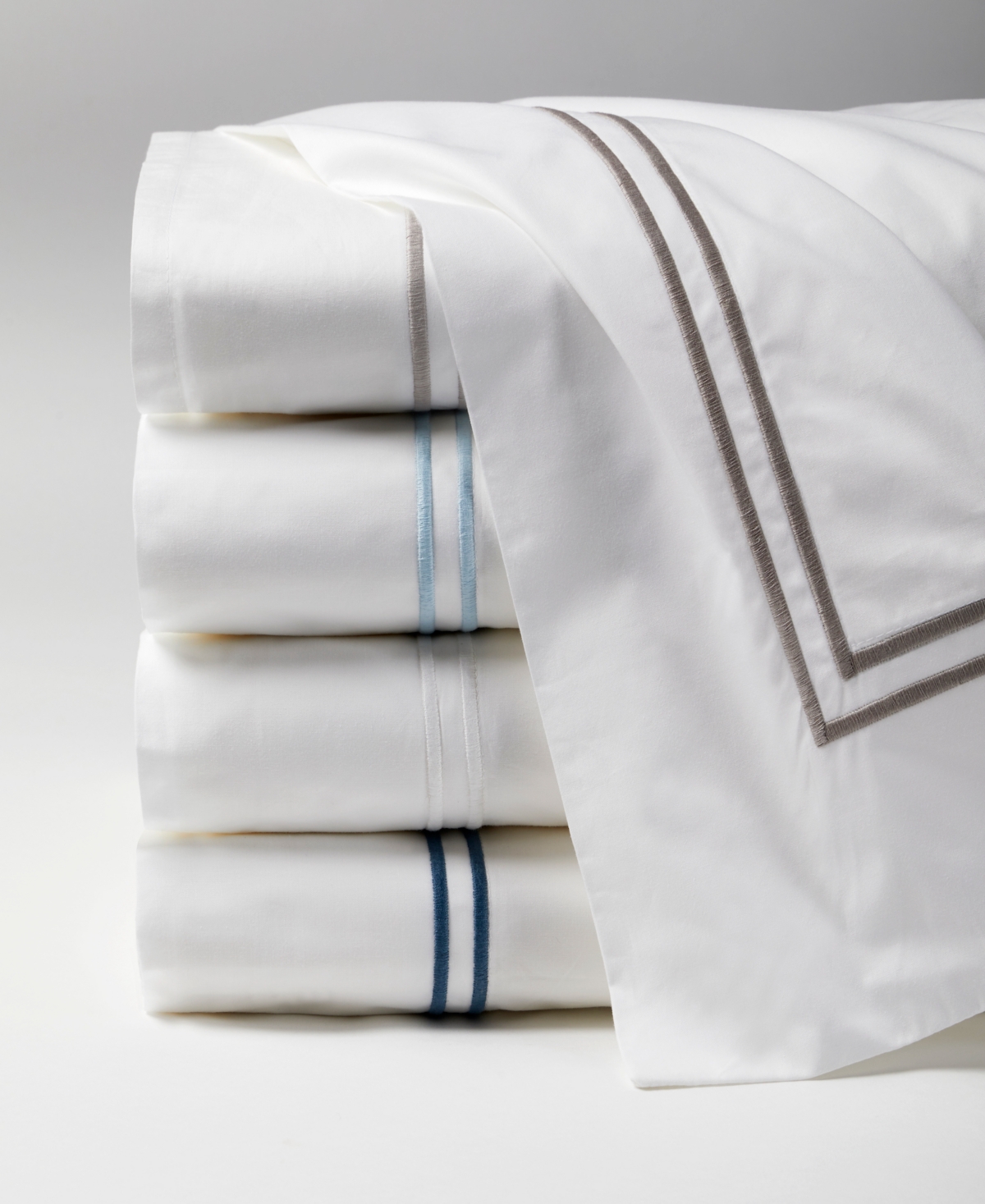 Sferra Grande Hotel Flat Sheet, King In Multi