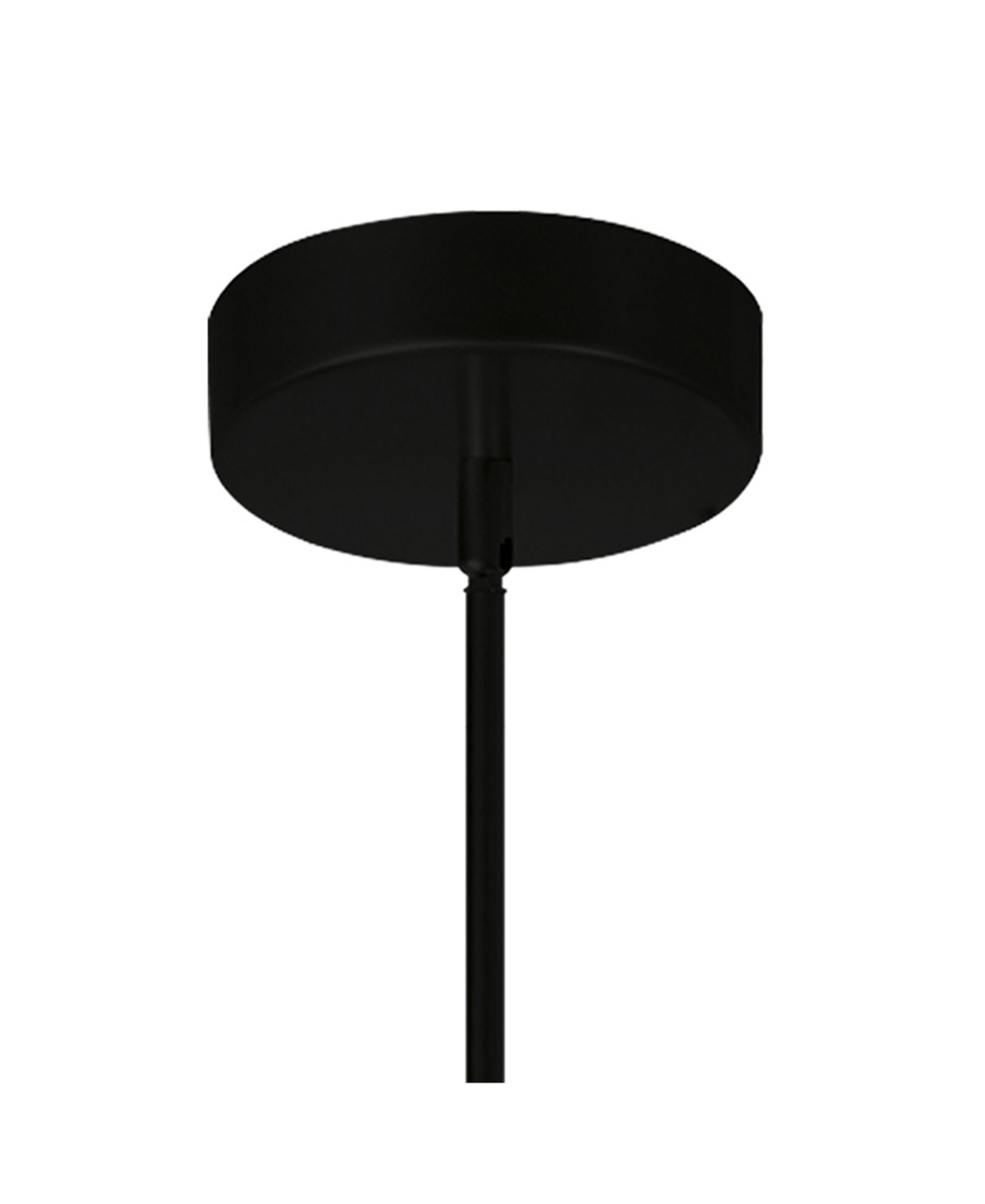 Cwi Lighting 36.5" Metal Oskil Led Integrated Chandelier In Black
