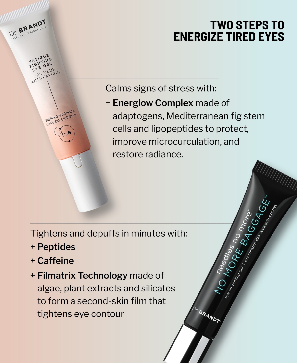 Dr. Brandt 2-pc. Under-eye Rescue Set In Transparent