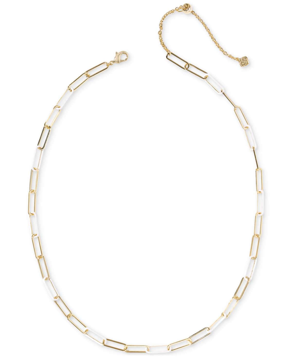 Kendra Scott Ainsley Convertible Chain Necklace, 20" + 3" Extender In White